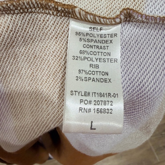 BiBi NWOT Leopard Print Colorblock Sweatshirt Top Oversized - Picture 7 of 7